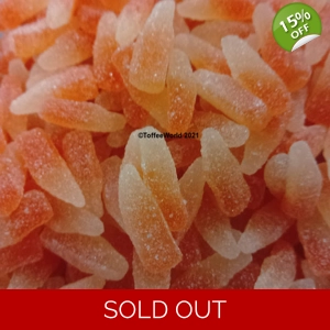 Sweetzone Fizzy Orange Bottles - Mini Jelly Gummy Sweets